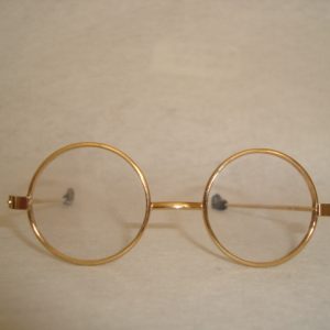 Dukke/nissebriller 85mm (gull)