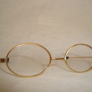 dukke/nissebriller 99mm (gull)