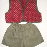 sett vest & shorts dk74