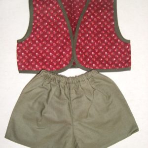 sett vest & shorts dk74