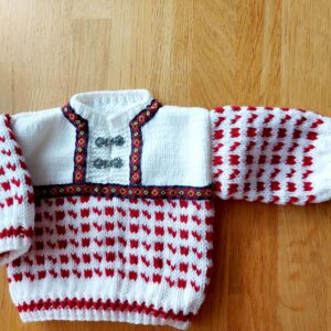 strikket nissegenser NK# 8