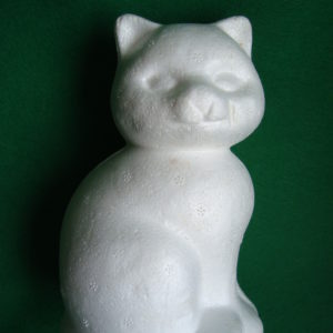 Isoporfigur Katt