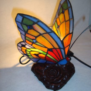 Tiffanytype Butterflylampe #1