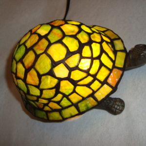 Tiffanytype Turtlelampe #3