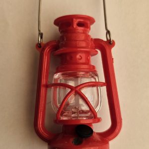 Fjøslykt Rød 6cm